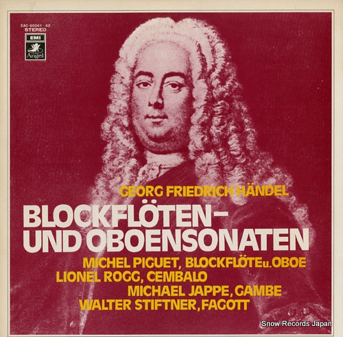 V/A handel; blockfloten und oboensonaten EAC-80061-62