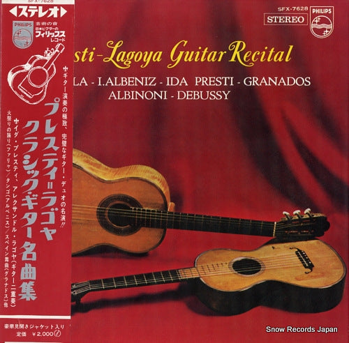 PRESTI, IDA, AND ALEXANDRE LAGOYA presti-lagoya guitar recital SFX-7628