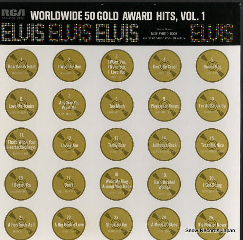PRESLEY, ELVIS worldwide 50 gold award hits, vol.1 SRA-9173-76(M)
