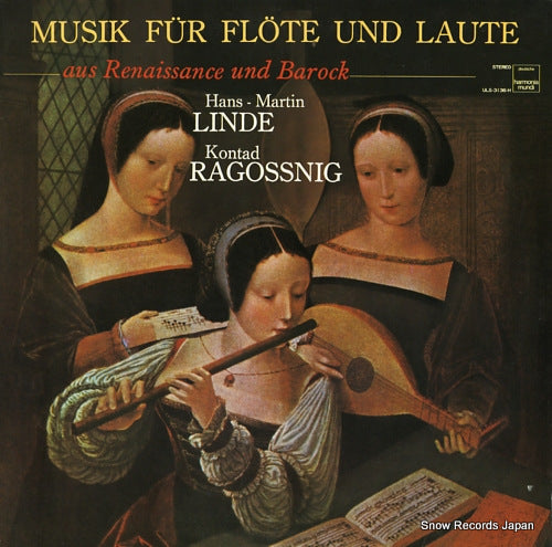 LINDE, HANS-MARTIN musik fur flote und laute ULS-3136-H