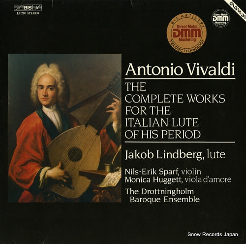 LINDBERG, JAKOB vivaldi; the complete works for the italian lute of his period LP-290