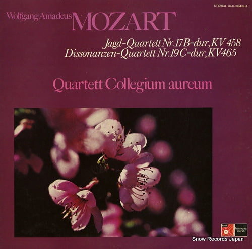 COLLEGIUM AUREUM, QUARTETT mozart; quazrtett collegium aureum ULX-3043-H