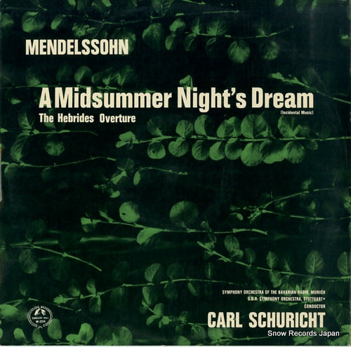 SCHURICHT, CARL mendelssohn; a midsummer night's dream M-2214