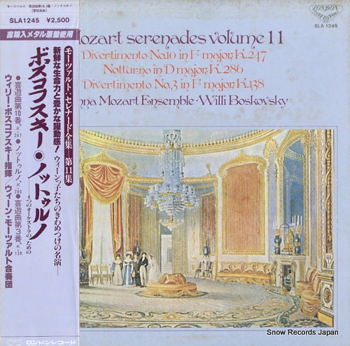 BOSKOVSKY, WILLI mozart; serenades vol.11 SLA1245