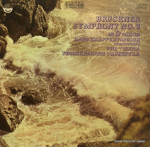 KNAPPERTSBUSCH, HANS bruckner; symphony no.3 in d minor EVEREST3300