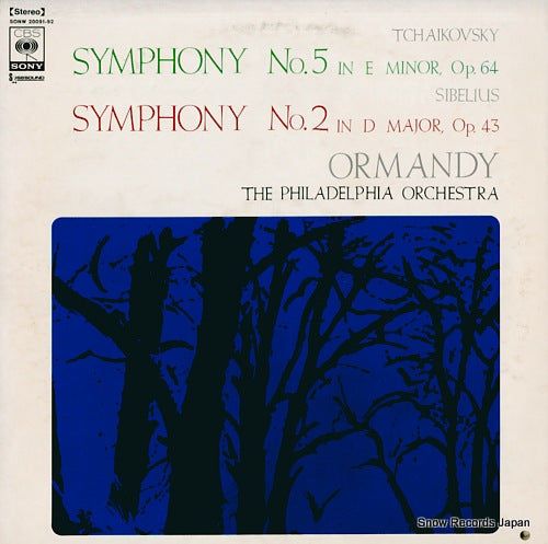 ORMANDY, EUGENE tchaikovsky; symphony no.5 in e minor, op.64 SONW20091