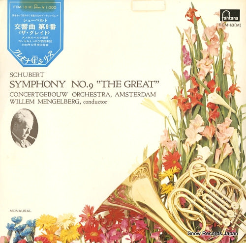 MENGELBERG, WILLEM schubert; symphony no.9 "the great" FCM-18(M)