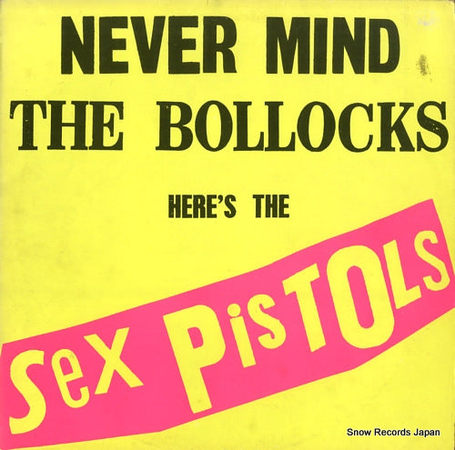SEX PISTOLS never mind the bollocks here's the sex pistols V2086