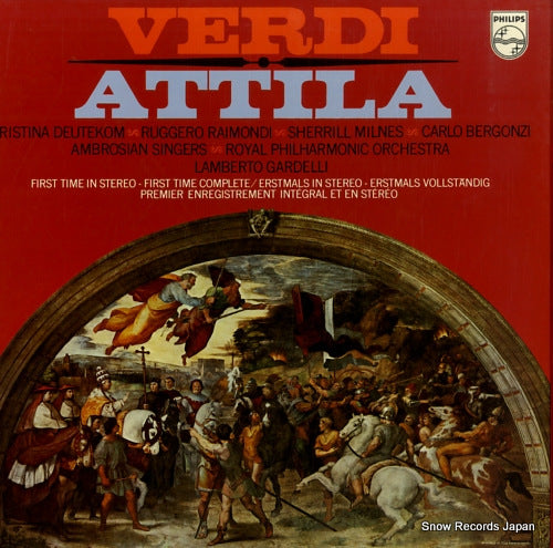 GARDELLI, LAMBERTO verdi; attila 6700056 / 6500390-1