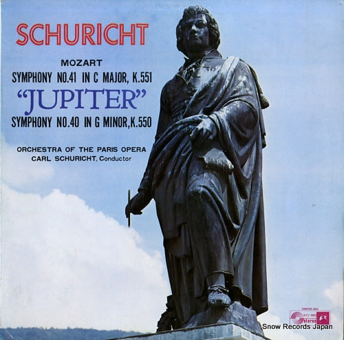 SCHURICHT, CARL mozart; symphony no.41 "jupiter" & 40 CHJS-30005