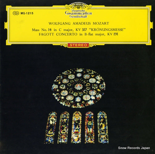 MARKEVITCH, IGOR mozart; mass no.14 in c major, kv317 "kronungsmesse" MG-1215
