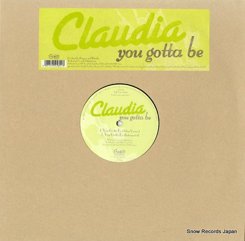 CLAUDIA you gotta be DT010T