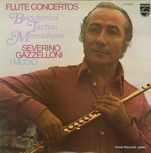 GAZZELLONI, SEVERINO mercadante; flute concertos X-7524