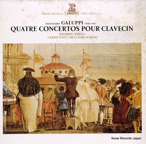 SCIMONE, CLAUDIO galupi; quatre concertos pour clavecin ERX-2322