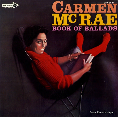 MCRAE, CARMEN book of ballads MCA-3027