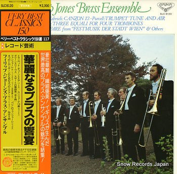 JONES, PHILP BRASS ENSEMBLE purcell; trumpet tune and air SLC8120