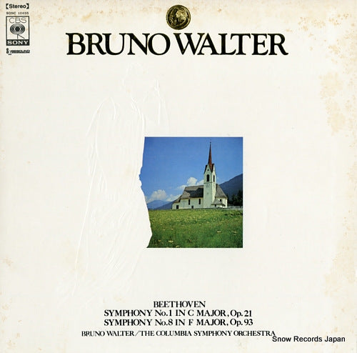 WALTER, BRUNO beethoven; symphony no.1 and no.8 SONC10455