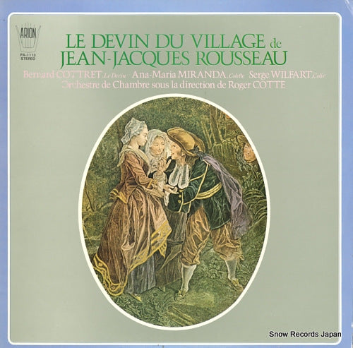 COTTE, ROGER rousseu; le devin du village PA-1113