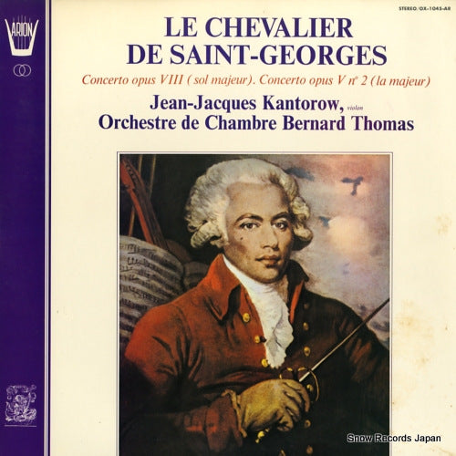 KANTOROW, JEAN-JACQUES saint-georges; deux concertos pour violon OX-1045-AR
