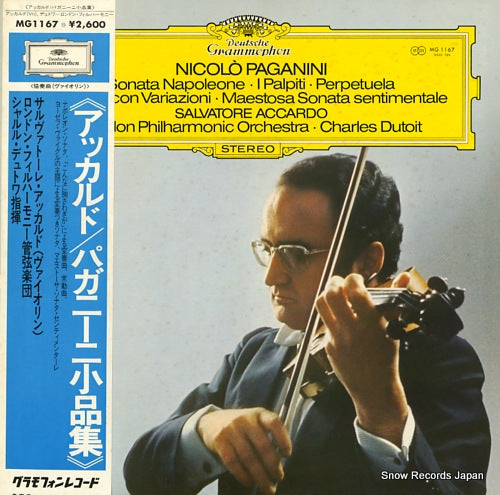 ACCARDO, SALVATORE paganini; sonata napoleone MG-1167