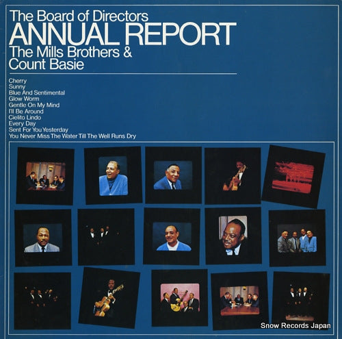 MILLS BROTHERS, THE, AND COUNT BASIE the board of directors annual report VIM-5583