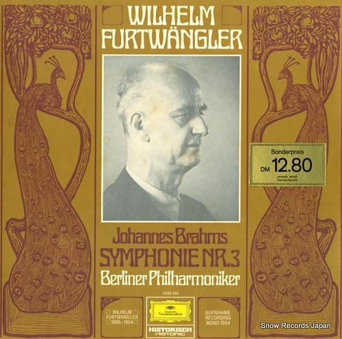 FURTWANGLER, WILHELM brahms; symphonie nr. 3 f-dur op.90 2535163