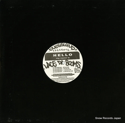 BOOMS, LACE DA cut that weak shit / ain't no secret GW100