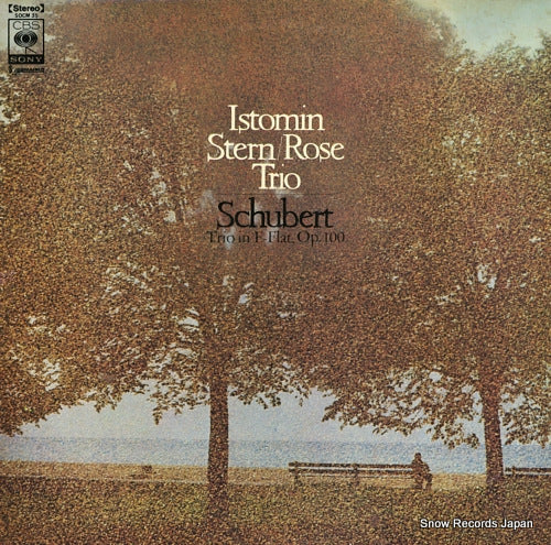 ISTOMIN/STERN/ROSE TRIO, THE schubert; trio no.2 in e-flat major for piano violin and cello, op.100 SOCM35
