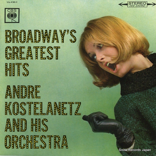 KOSTELANETZ, ANDRE AND HIS ORCHESTRA broadway's greatest hits YS-438-C
