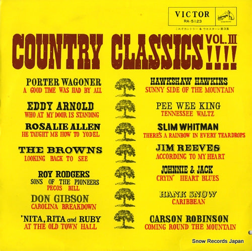 V/A country classics !!!!! vol.3 RA-5123