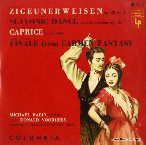 RABIN, MICHAEL sarasate; zigeunerweisen op.20, no.1 ZL-5