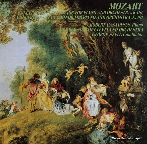 SZELL, GEORGE mozart; concerto no.21 in c major for piano and orchestra, k.467 FCCA214