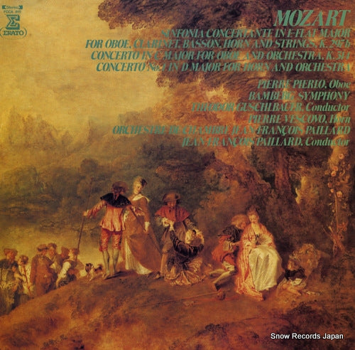V/A mozart; sinfonia oncertante in e-flat major for oboe, clarinet, basson, horn and strings, k.297b FCCA815