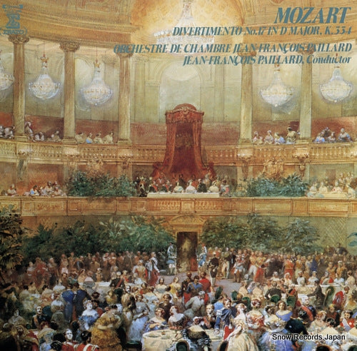 PAILLARD, JEAN-FRANCOIS mozart; divertimento no.17 in d major, k.334 FCCA818