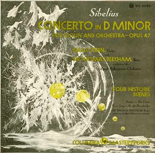 STERN, ISAAC sibelius; concerto in d minor WL-5086