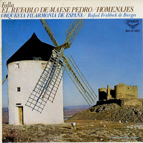 FRUHBECK DE BURGOS, RAFAEL falla; el retablo de maese pedro SLC(C)2371