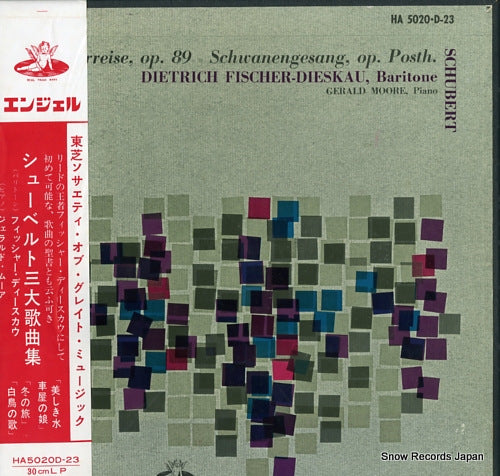 FISCHER-DIESKAU, DIETRICH schubert; die schone mullerin / winterreise / schwanengesang HA5020.D-23
