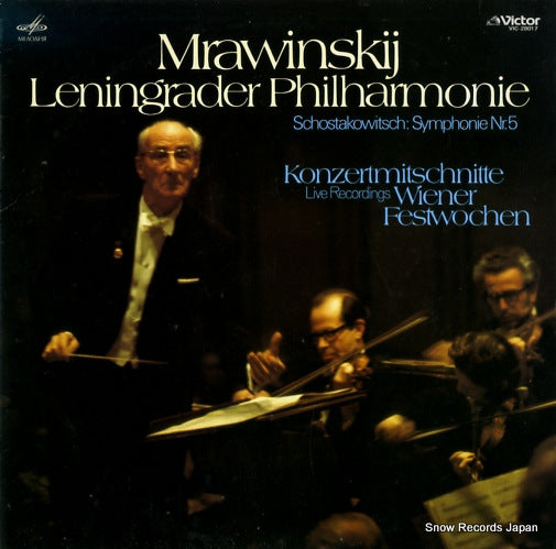 MRAWINSKIJ, JEWGENJI schostakowitsch; symphony nr.5 d-moll op.47 VIC-28017