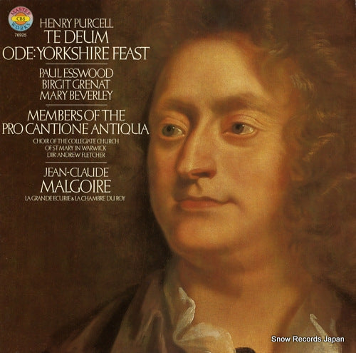 MALGOIRE, JEAN-CLAUDE purcell; ode: yorkshire feast 76925
