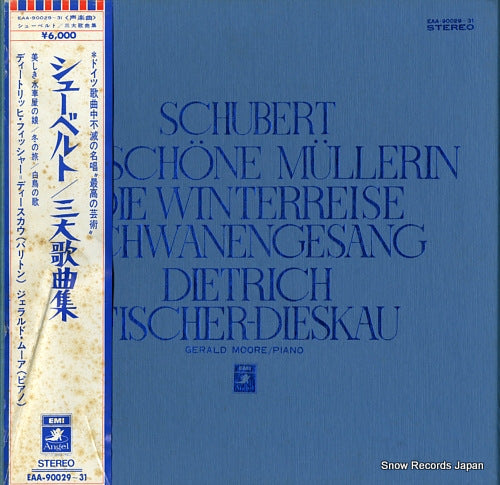 FISCHER-DIESKAU, DIETRICH schubert; die schone mullerin, die winterreise, schwanengesang EAA-90029-31