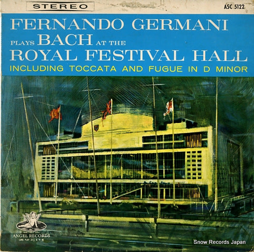 GERMANI, FERNANDO bach; including taccata and fugue in d minor ASC5122