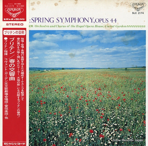 BRITTEN, BENJAMIN britten; spring symphony, op.44 SLC-2174