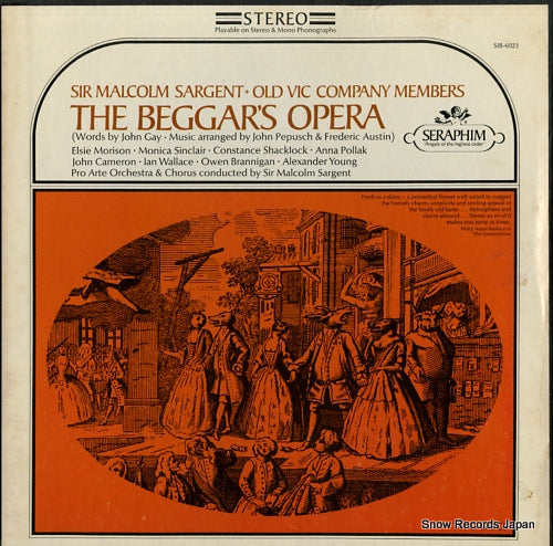 SARGENT, MALCOLM gay-pepusch & austin; the beggar's opera SIB-6023