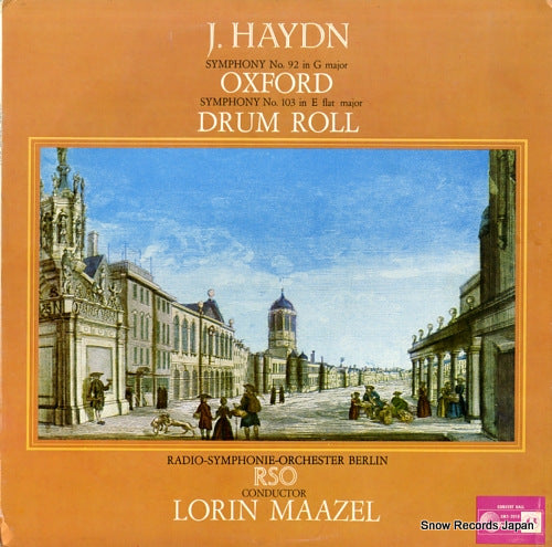 MAAZEL, LORIN haydn; symphony no.92 "oxford" & 103 "drum roll" SMS-2616