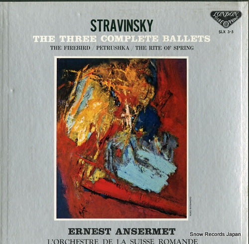 ANSERMET, ERNEST stravinsky; the three complete ballets SLX3-5