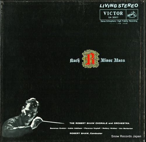 SHAW, ROBERT bach; b minor mass SA-3007