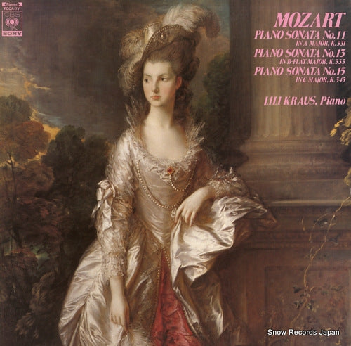 KRAUS, LILI mozart; piano sonata no.11, no.13, no.15 FCCA-77