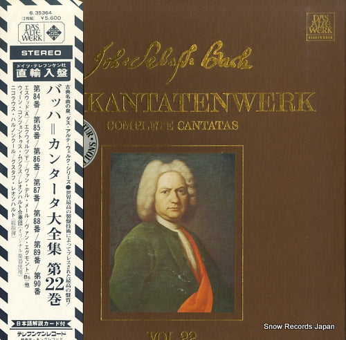 HARNONCOURT, NIKOLAUS / GUSTAV LEONHARDT bach; das kantatenwerk / complete cantatas volume 22 6.35364
