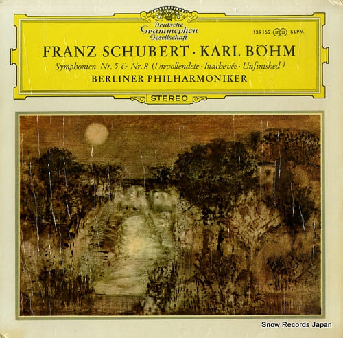 BOHM, KARL schubert; symphony nr.5 & nr.8 "unfinished" SLPM139162