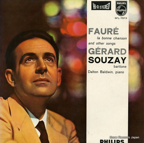 SOUZAY, GERARD faure; la bonne chanson and other songs SFL-7573